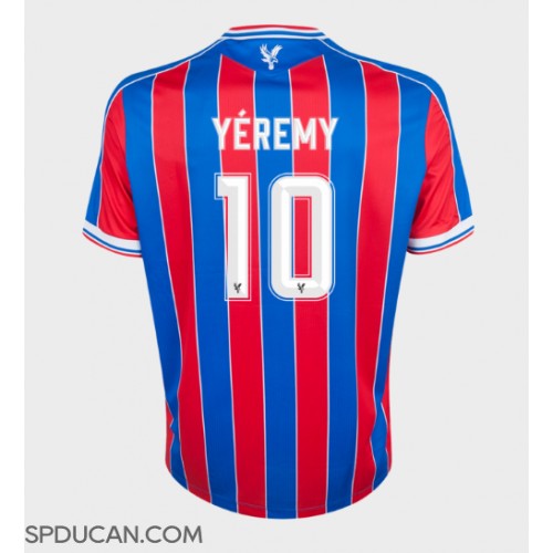 Muški Nogometni Dres Crystal Palace Yeremy Pino #10 Domaci 2025-26 Kratak Rukav Muški Nogometni Dres Crystal Palace Yeremy Pino #10 Domaci 2025-26 Kratak Rukav